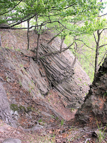 Felsen auf dem Gipfel des Javor (Grosser Ahrenberg).