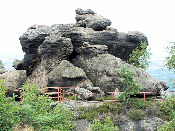 Der Felsen 'Schildkröte' auf dem Töpfer.