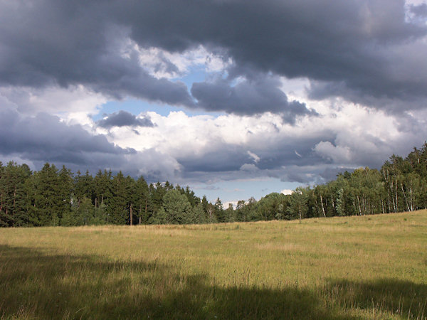 Early evening near of Rousínov.