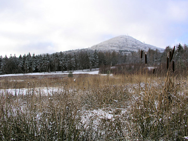 View of the Luž hill.