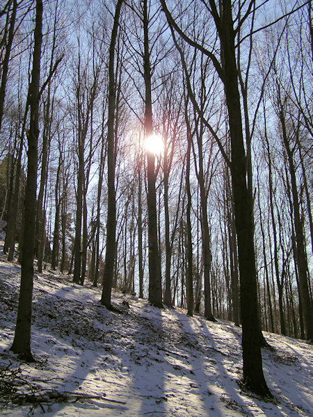 The sun at the Jehla rock.