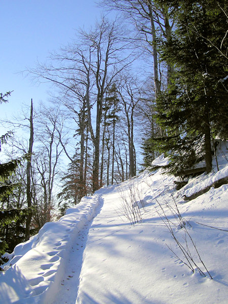 The road to the Klíč hill.