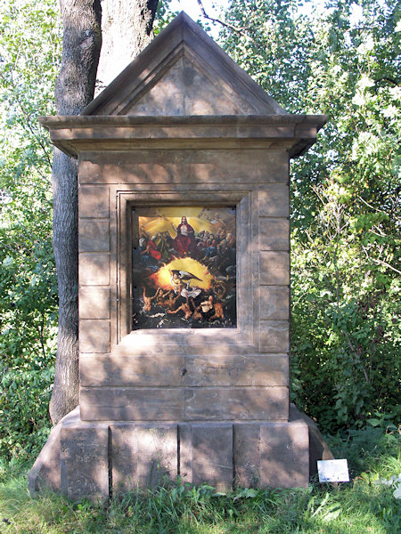 Lischke's chapel near of Dolní Chřibská.