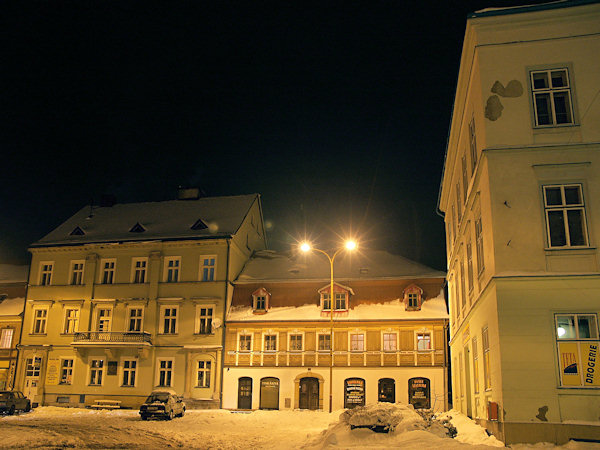 The northeastern corner of the market-place.