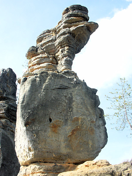 Panenská skála near Radvanec.