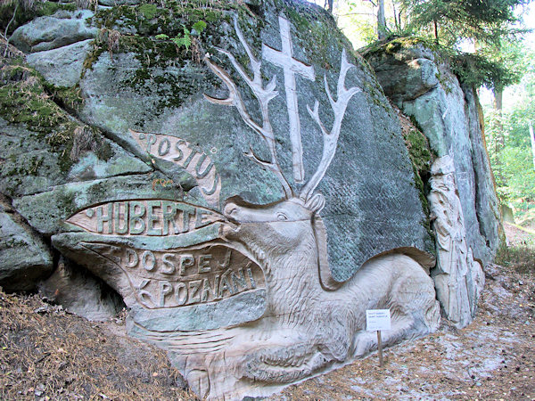 Skalní stezka (Rock trail) near Brniště.