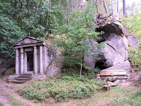 Rock chapel near Drnovec.
