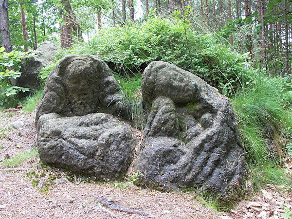 Kalvárie (Kalvarienberg) bei Mařenice (Gross Mergtal).