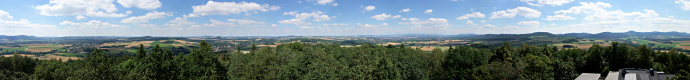Panoramic View from the Breiteberg.