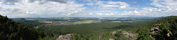 Aussicht vom Töpfer nach Norden.