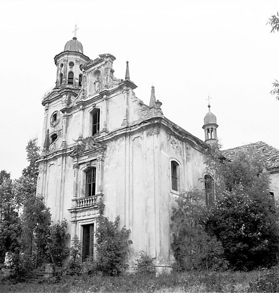 Kostel sv. Máří Magdalény v roce 1982.