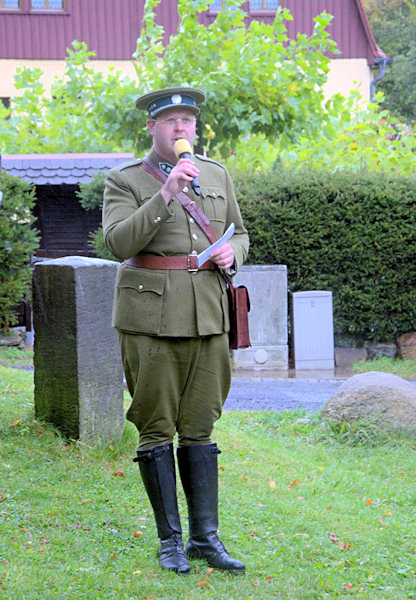 Vzpomínku zahájil předseda jednoty, br. Pilvousek.