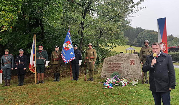 Hejtman Libereckého kraje Mgr. Martin Půta při krátké zdravici.