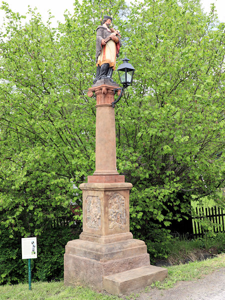 Statue des hl. Johann von Nepomuk von 1719.