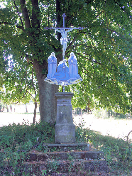 Kříž Gottfrieda Pohla u silnice z Krásného Buku do Kyjova.