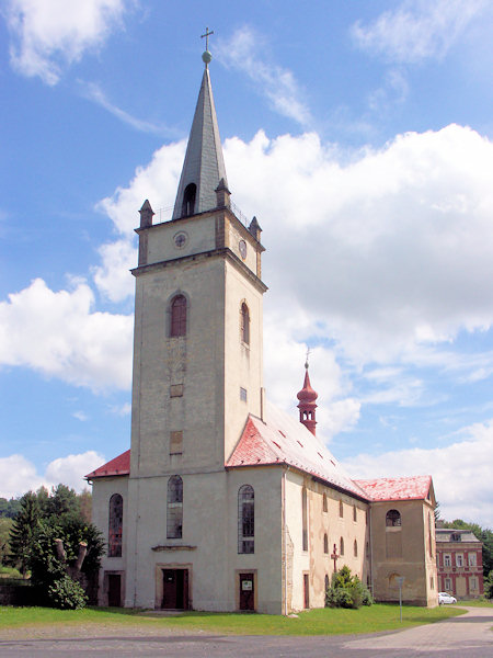 Kostel sv. Kateřiny.