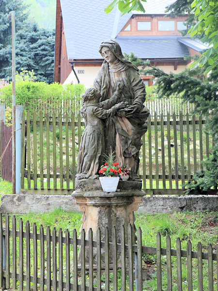 Statue der Heiligen Anna.