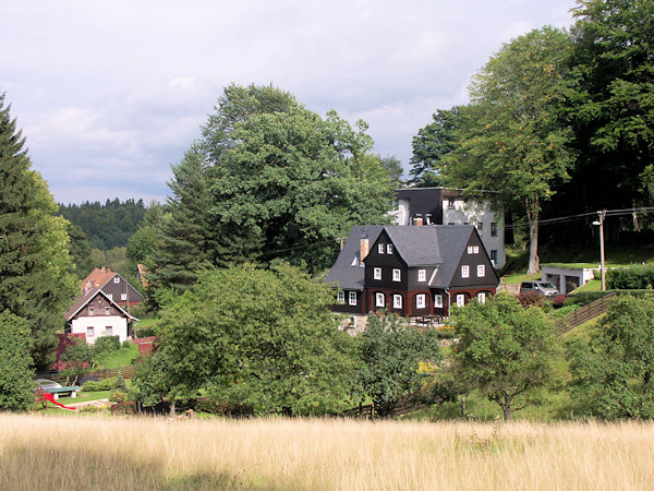 Häuser in der Mitte der Siedlung.