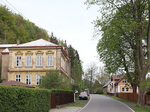 Häuser an der Strasse nach Kytlice (Kittlitz).