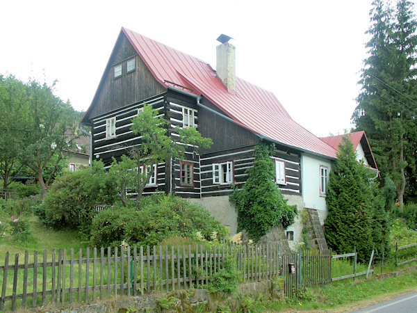 Das denkmalgeschützte Blockhaus No. 55.