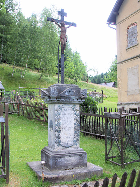 Mlynářův kříž (Müllers Kreuz) vom Jahre 1845.