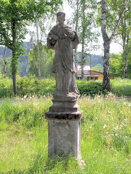 Statue des Heiligen Johannes von Nepomuk.