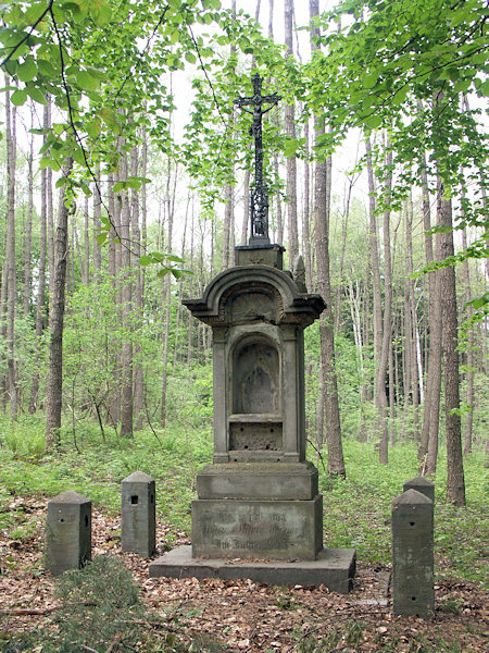 Werner Kreuz unter dem Tisový vrch (Eibenberg).