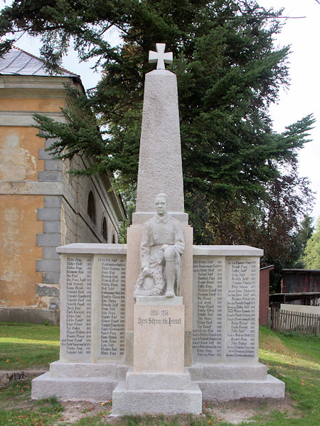 Das Denkmal der Gefallenen des 1. Weltkrieges.