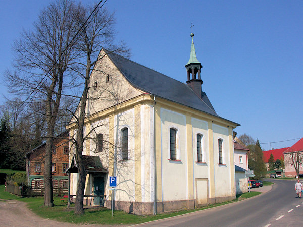 Kostel Čtrnácti sv. Pomocníků.