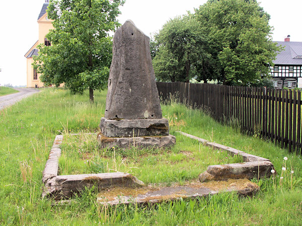 Bývalý pomník padlým v 1. světové válce.