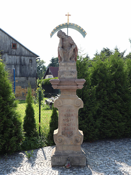 Statue des gegeißelten Christus.