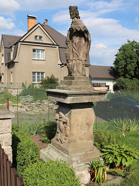 Statue des Heiligen Johannes von Nepomuk.