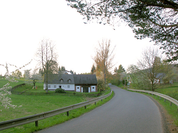 Häuser im südlichen Teil des Dorfes.