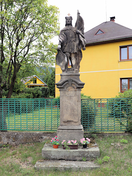Socha sv. Václava.