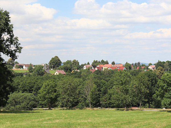 Ansicht der Siedlung von der Südseite.