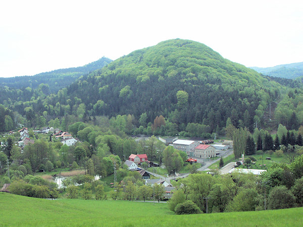 Břidličný vrch nad Horní Kamenicí.