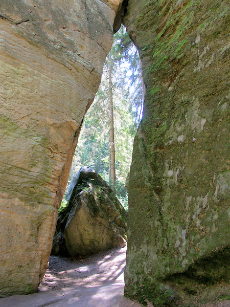 Die Klenotnice (Schatzkammer) im Tal des Bystý potok (Frisches Floss).