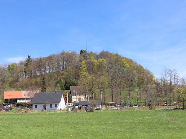 Ansicht des Berges von Westen.