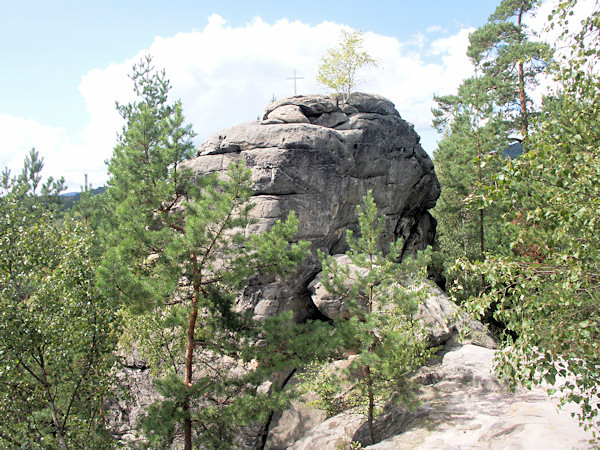 Der Felsen Ropucha (Kröte)