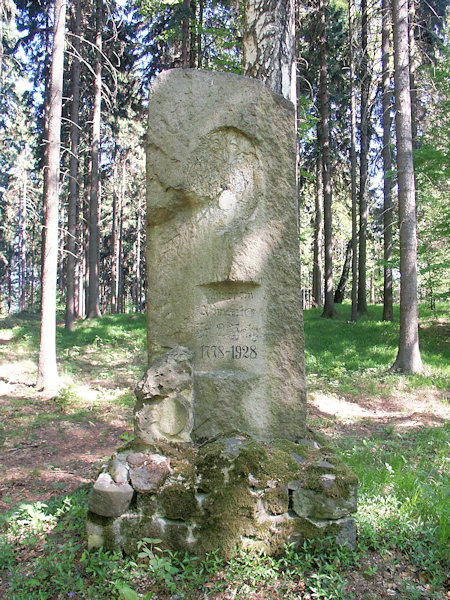 Torso des Friedrich Ludwig Jahn-Gedenksteines.