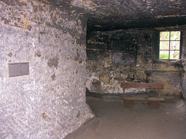 Das Innere des Samulelshöhle.