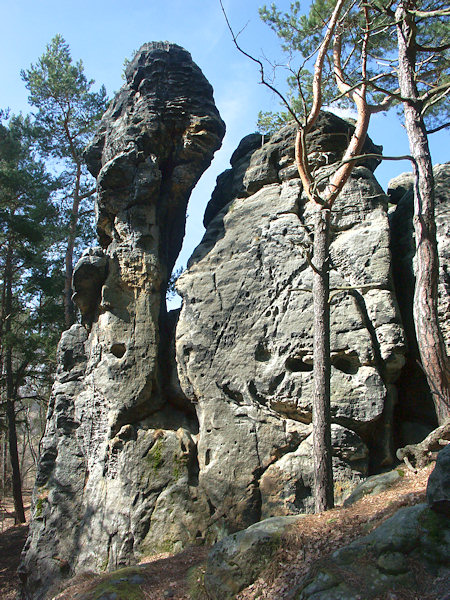 Der höchste Felsen, nach dem der ganze Kamm benannt ist.