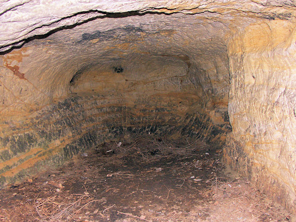 Vnitřek jeskyňky Waltro.