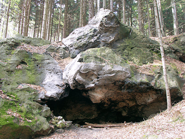 Höhle Vinný sklep (Weinkeller).