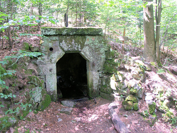 Die Johannisquelle am Grenzweg am Nordosthang des Hochwald.