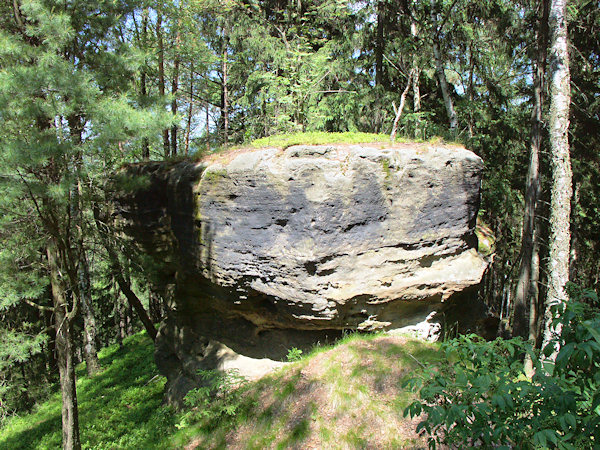 Die ehemalige Agnesruh auf den Nordausläufer des Zámecký vrch (Schlossberg).