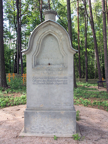 Das Denkmal der russischen Gefangenen aus dem Jahr 1918.