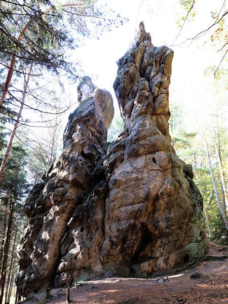 Zweitürmiger Felsturm Dvojče (Zwilling).