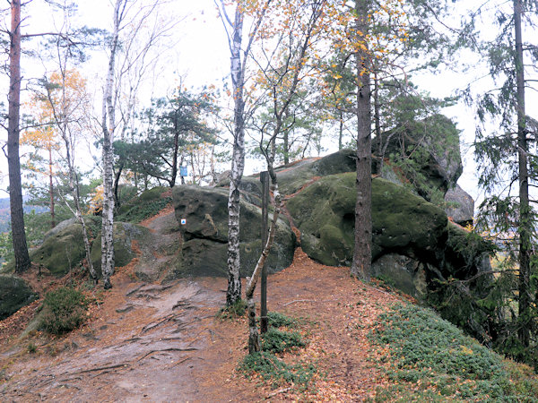 Der Gipfel des Kohoutí vrch (Hahnberg) mit Aussicht.