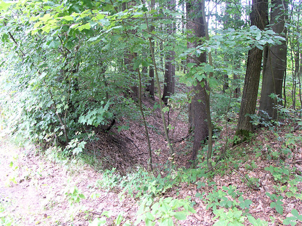 Reste verbliebener Schanzen aus den Napoleonischen Kriegen.